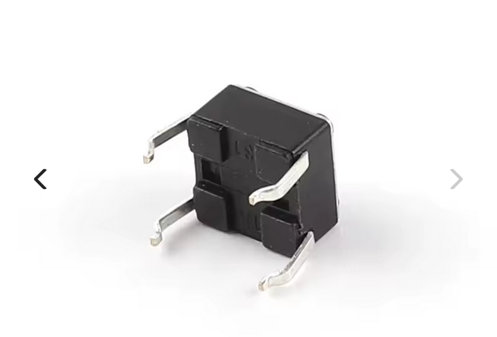 5-PACK: Miscro push tactile switch 6x6x10