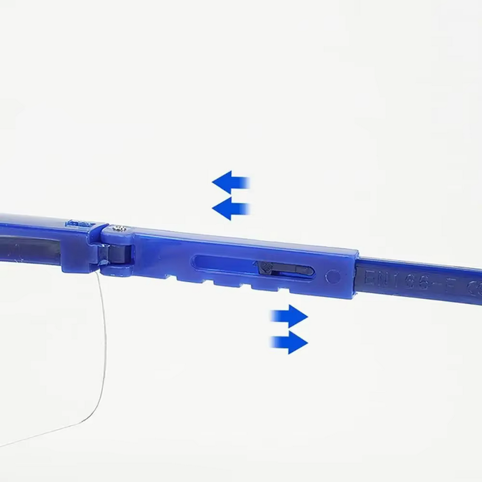 Safety Glasses - Blue Rim