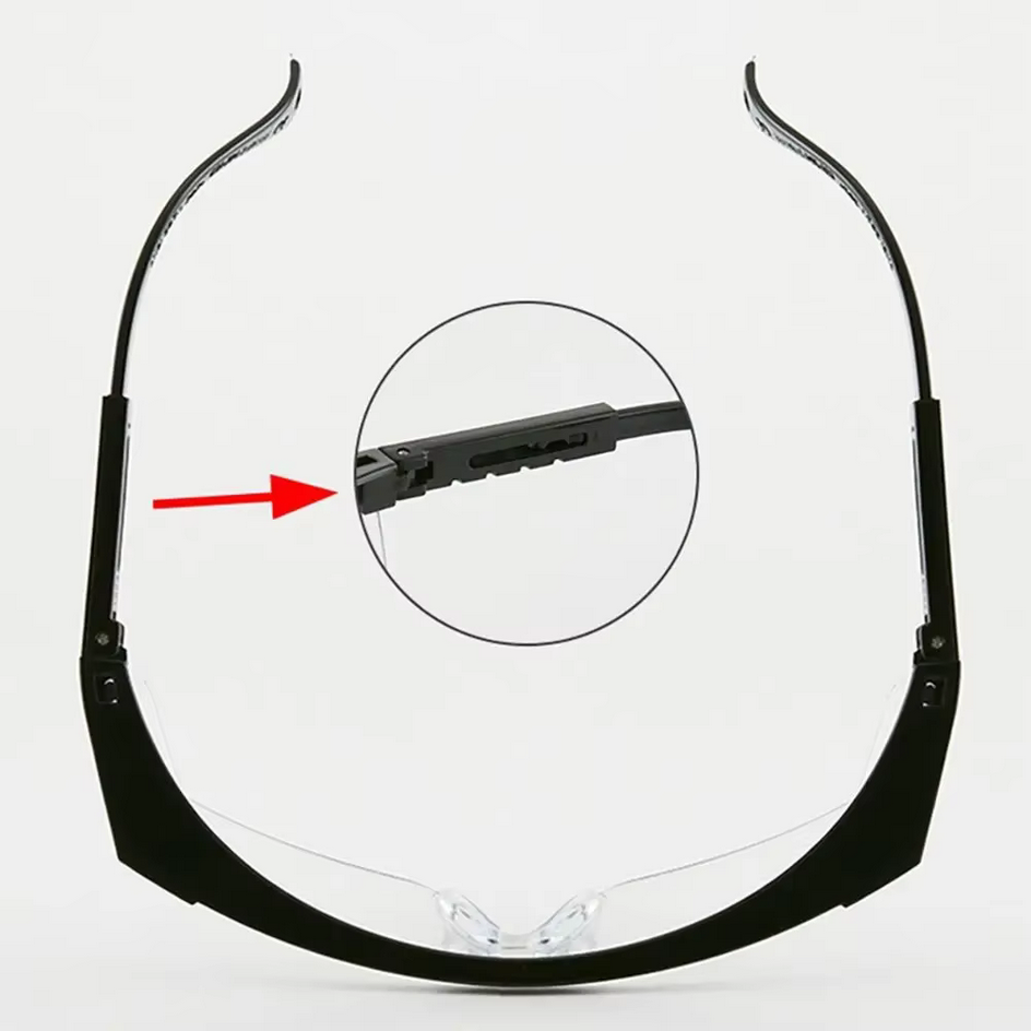 Safety Glasses - Blue Rim